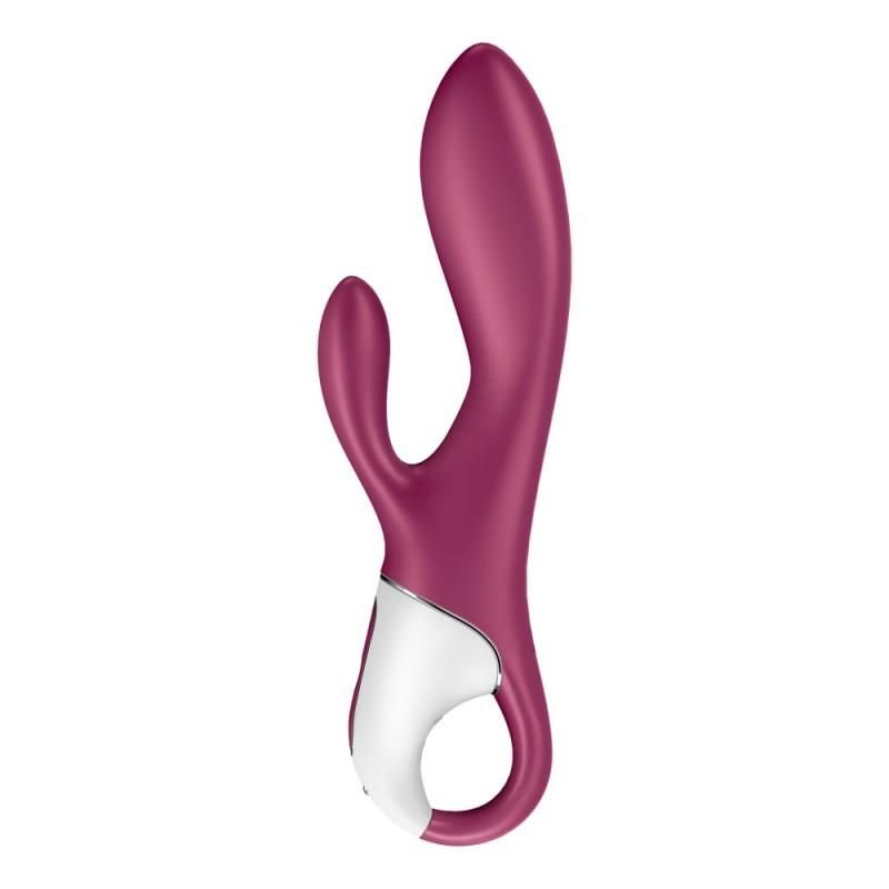 Вібратор-кролик Satisfyer Heated Affair, 20 см (бордовий)