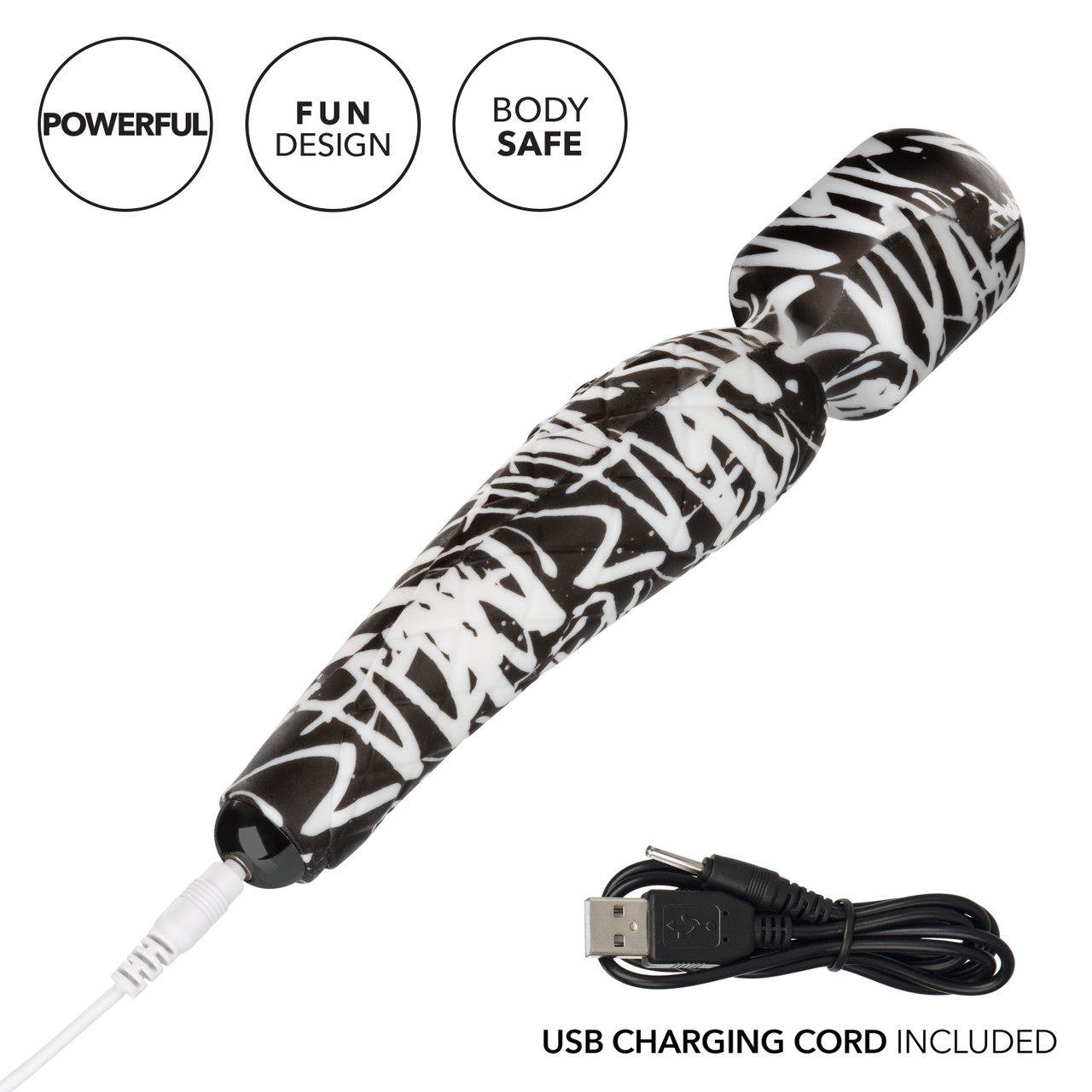 Вибратор Calexotics Hype Massager, 21 см (мульти)