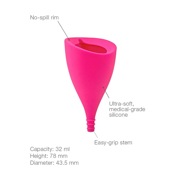 Менструальная чаша Intimina Lily Cup B, 32 мл (розовый)