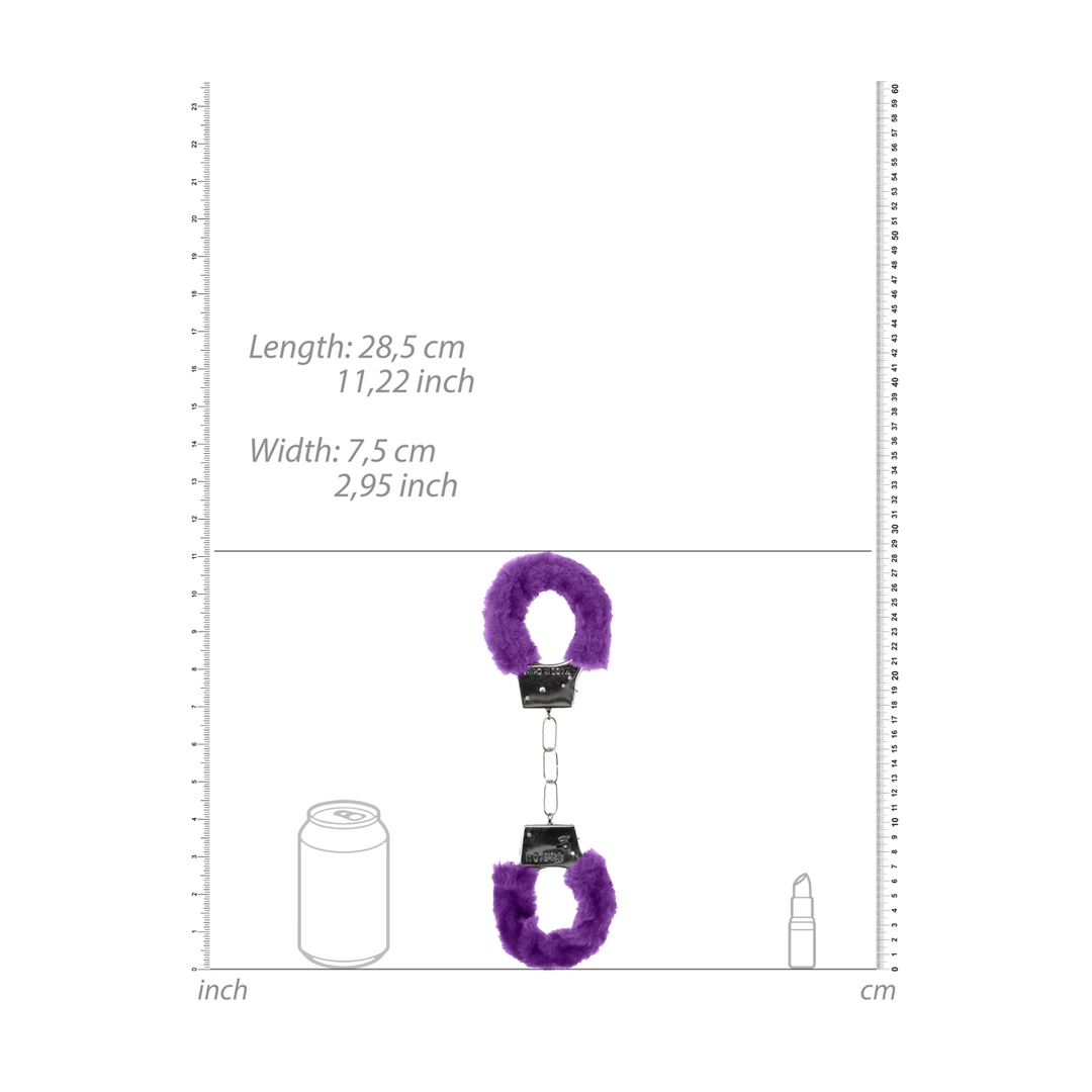 Наручники Ouch! Handcuffs Furry (фиолетовый)