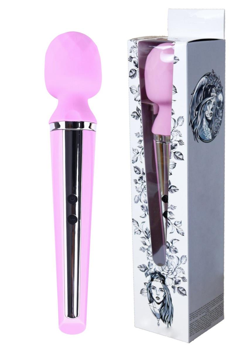Вибромассажер B - Series Magic Massager Genius, 31.5 см (розовый)