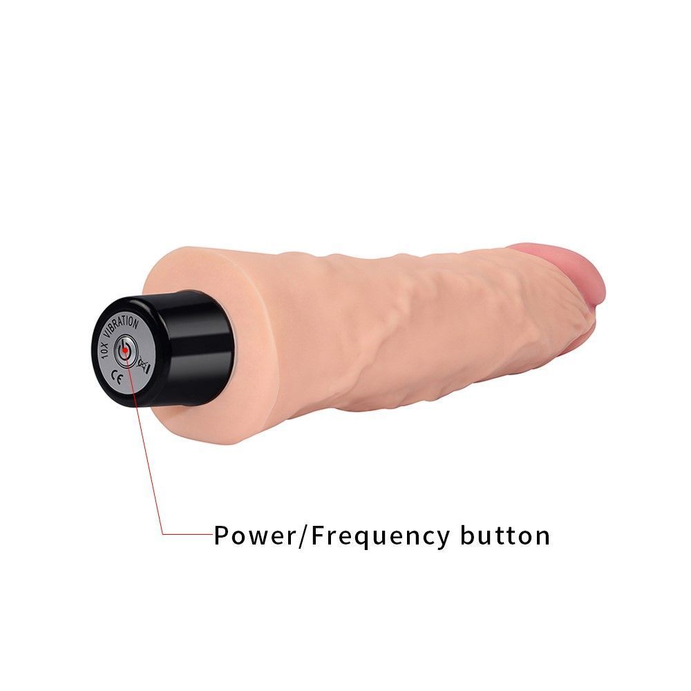 Вібратор Lovetoy Real Softee 8.3", 21.8 см (тілесний)