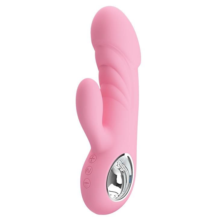 Вибратор-кролик Pretty Love Carina, 15,8 см (розовый)