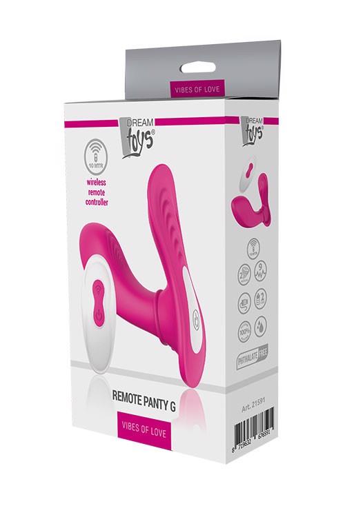 Вибратор Dream Toys Vibes of Love Remote G, 11 см (фуксия)