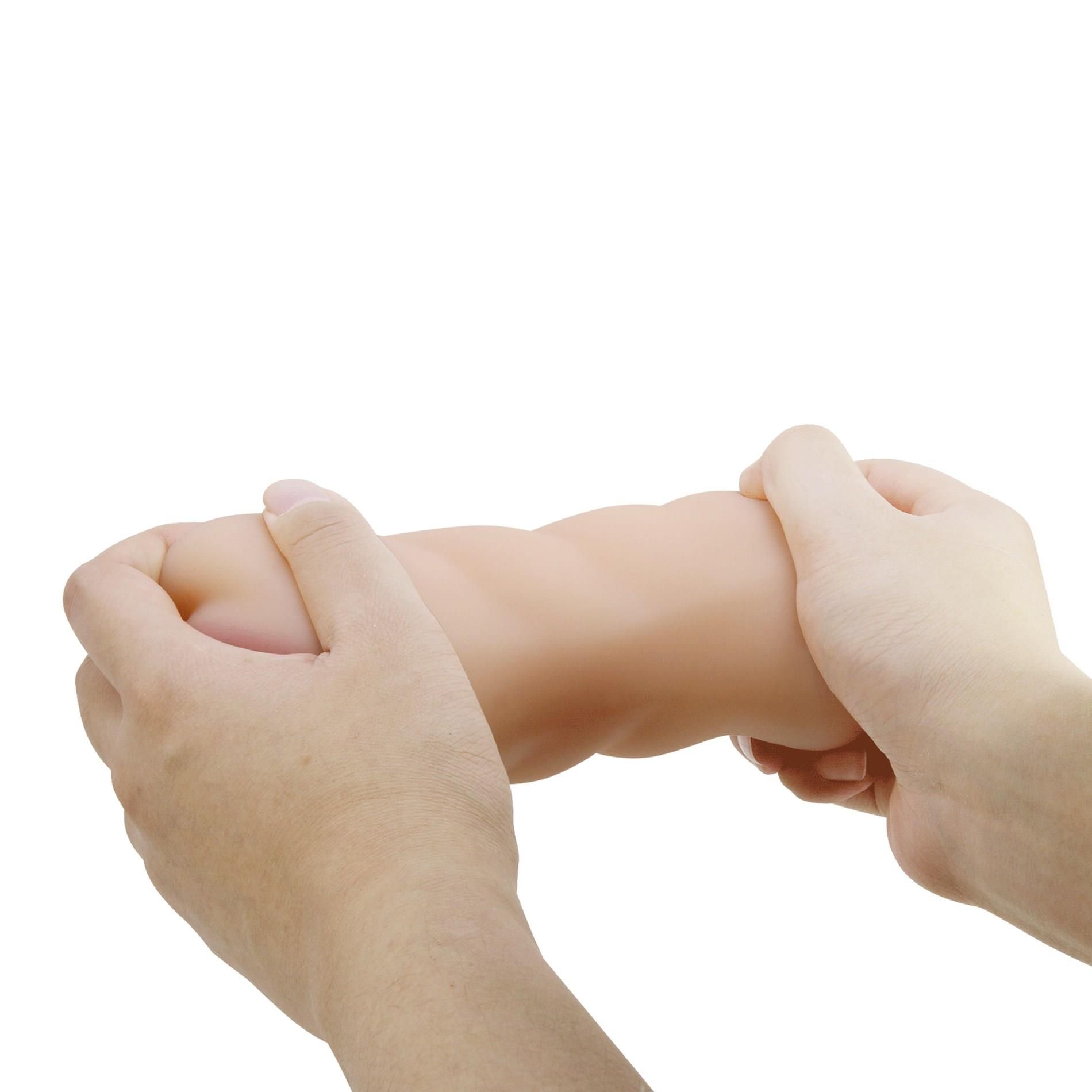 Masturbator podwójny Crazy Bull Sarah (w kolorze cielistym)