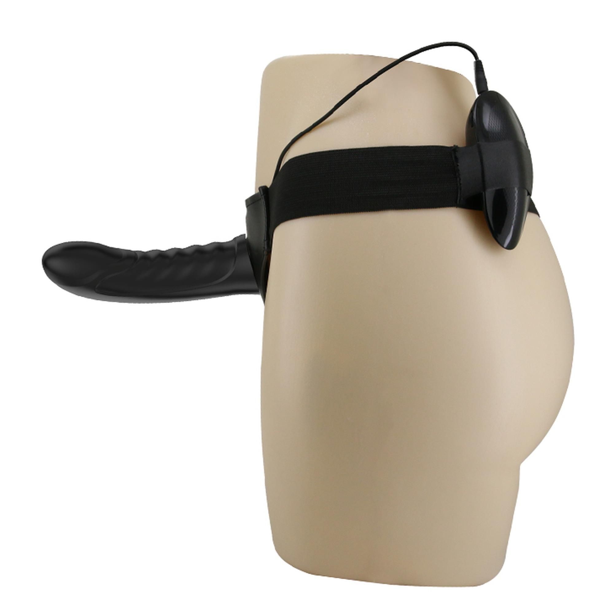 Страпон Pretty Love Marvin StrapOn Harness, 16 см (черный)