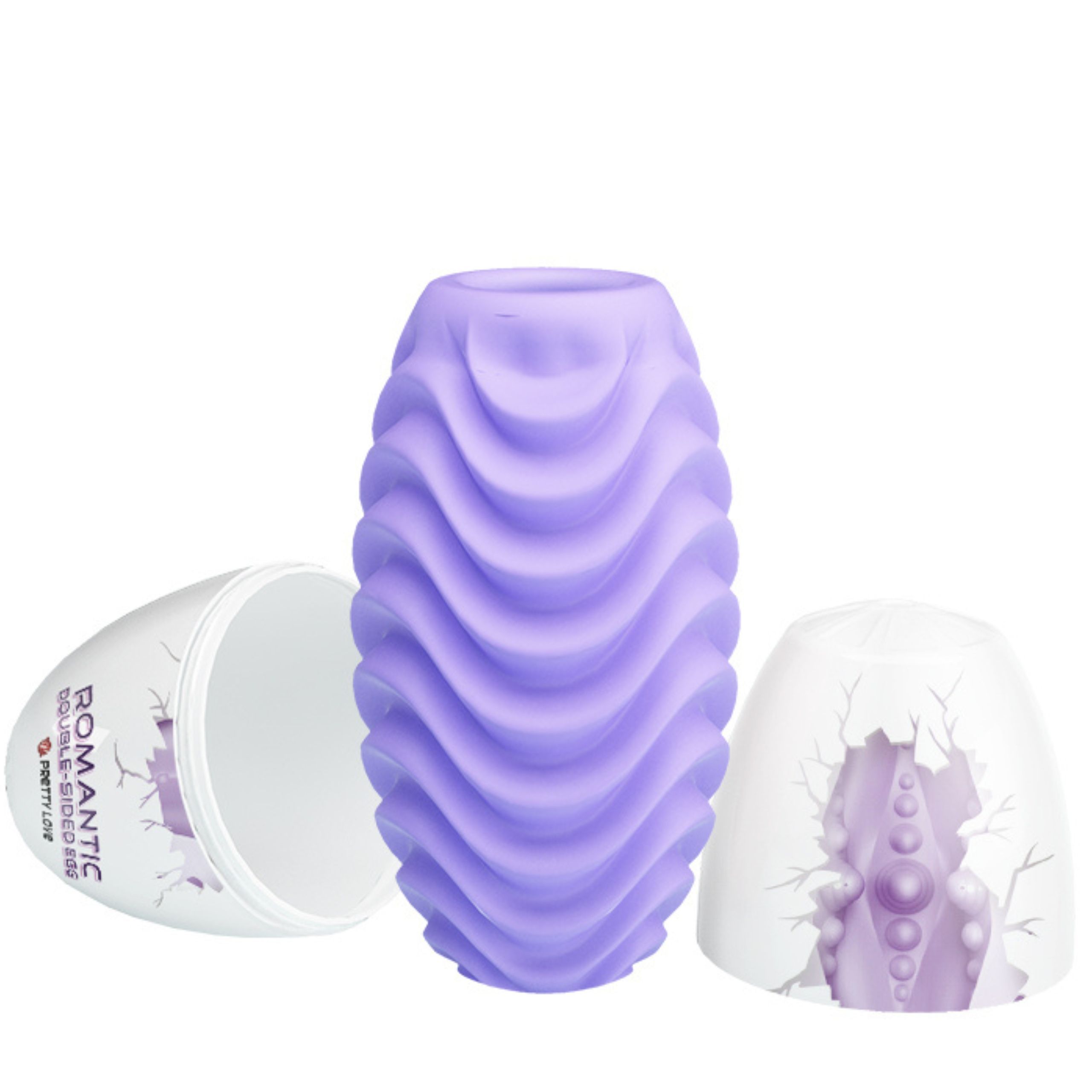 Мастурбатор яйцо Pretty Love Double-Sided Egg (фиолетовый)