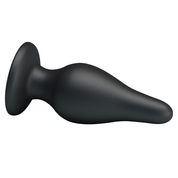 Анальна пробка Pretty Love Sturdy Silicone Anal Plug 15,4 см (чорний)