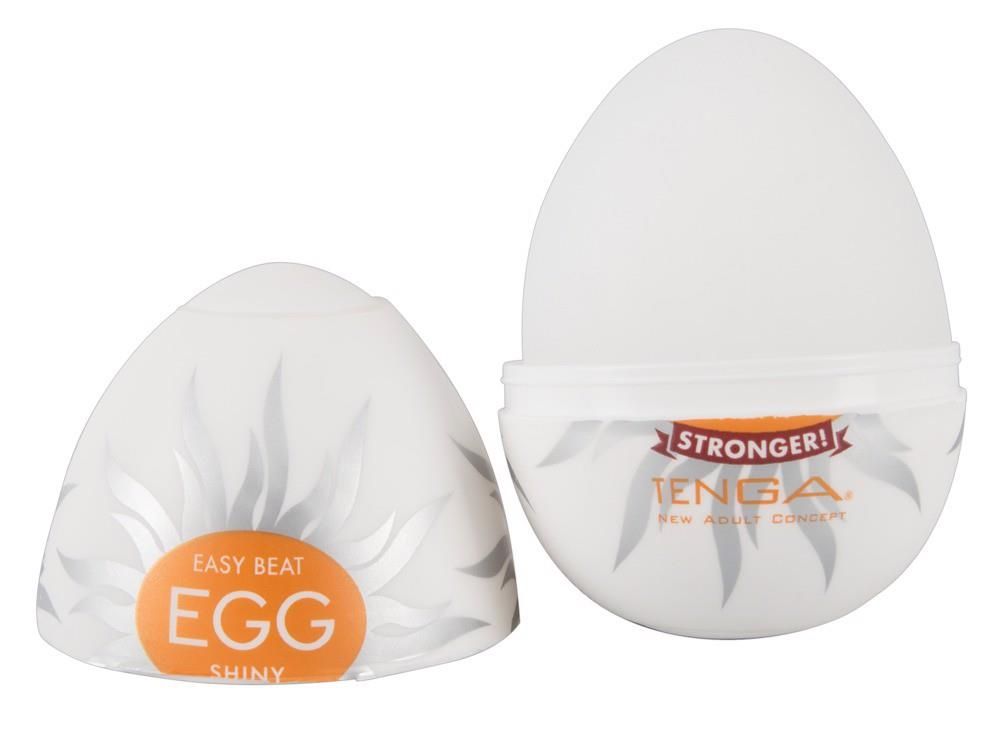 Мастурбатор яйцо Tenga Egg Stronger Shiny (белый)