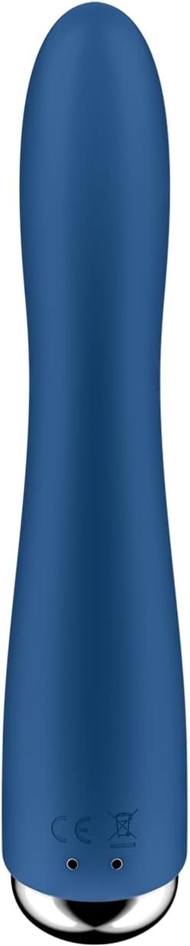 Вібратор Satisfyer Spinning Vibe 1, 17,5 см (синій)