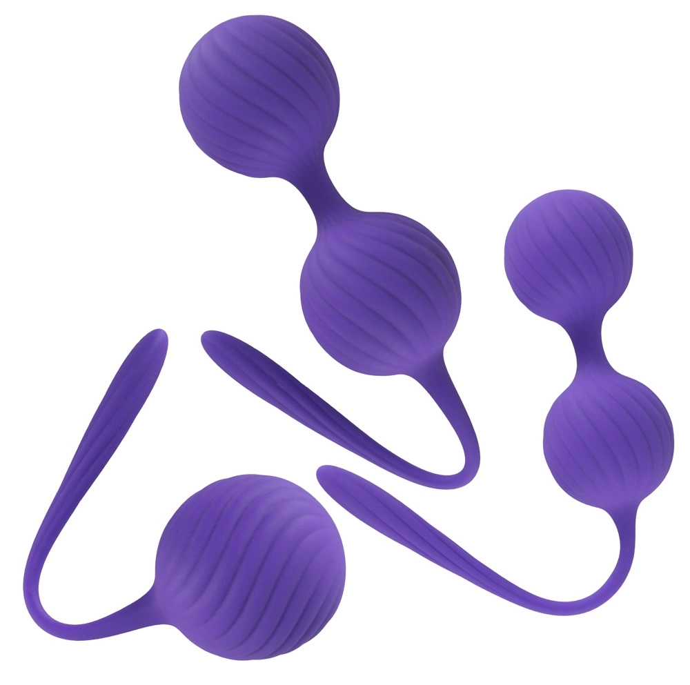 Вагинальные шарики Sweet Smile 3 Kegel Training Balls, 3 шт (фиолетовый)