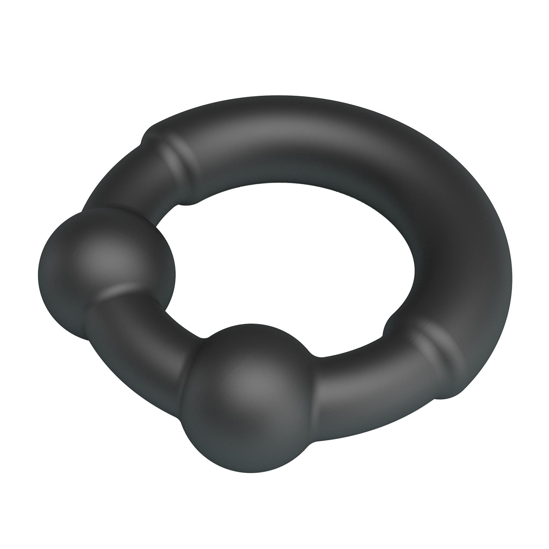 Эрекционное кольцо Crazy Bull Meco, 6.1 см (черный)