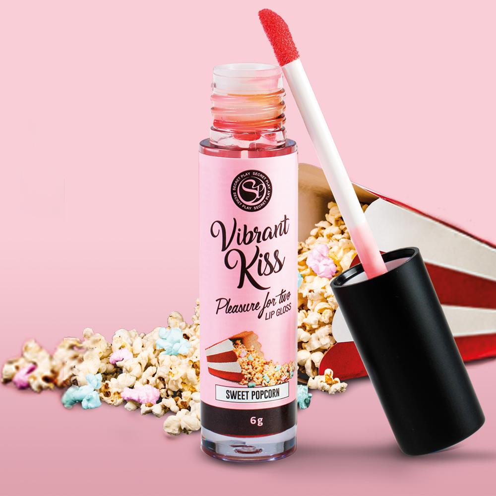 Блеск для губ Secret Play Vibrant Kiss Popcorn, 6 мл