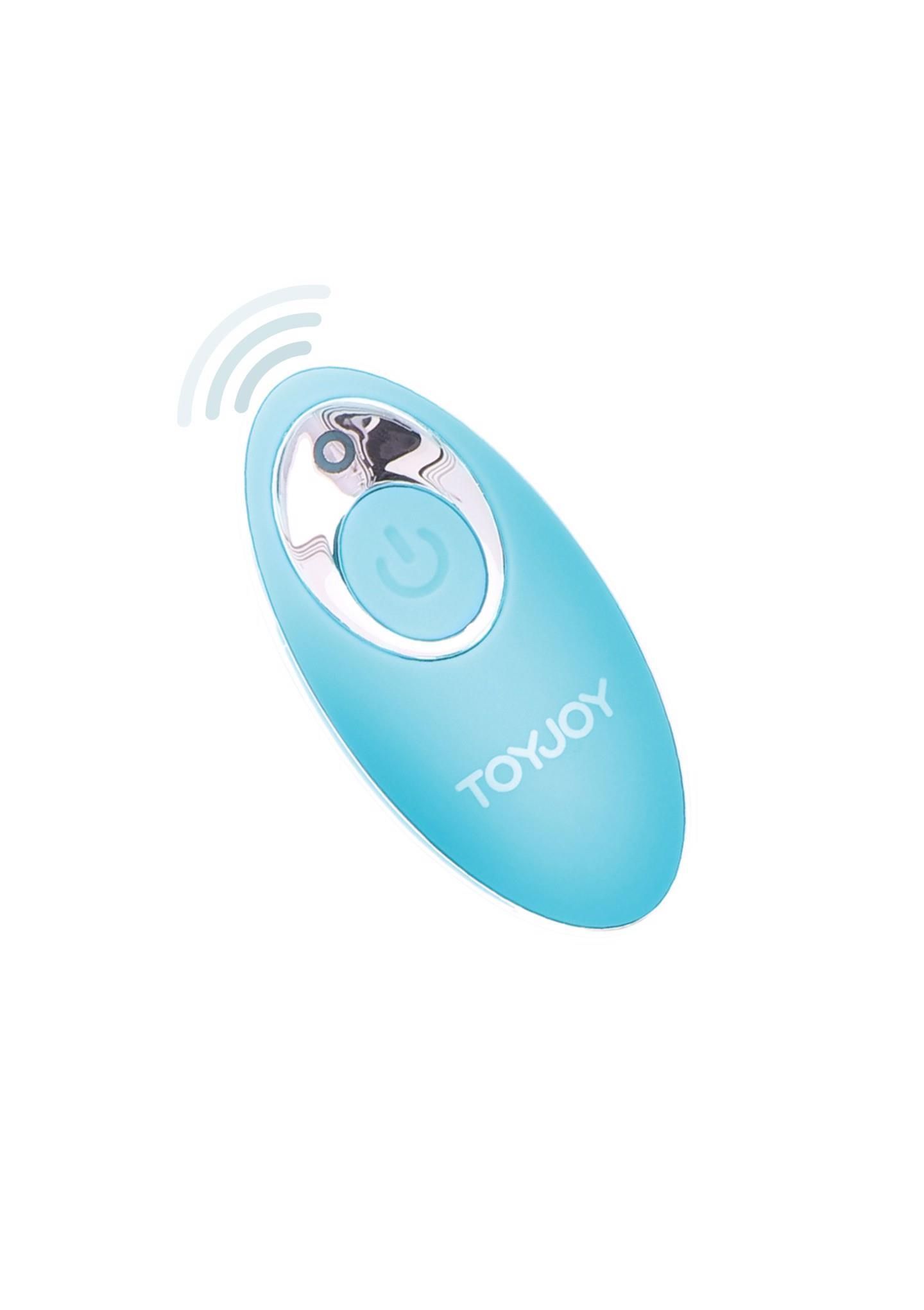 Виброяйцо Toy Joy I'm so Eggcited, 8,9 см (голубой)
