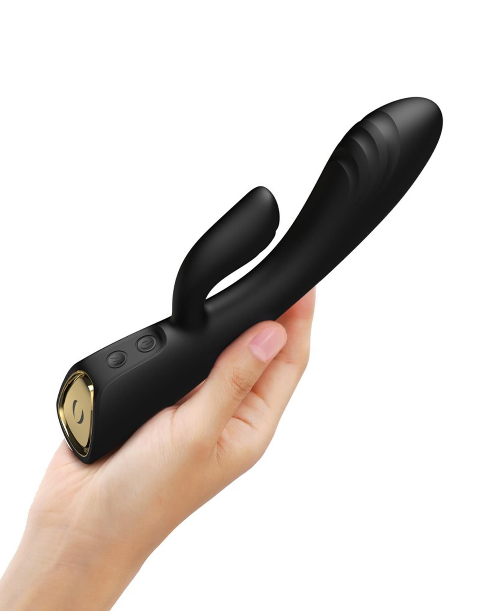 Вібратор-кролик Dorcel Flexi Rabbit, 21,2 см (чорний)