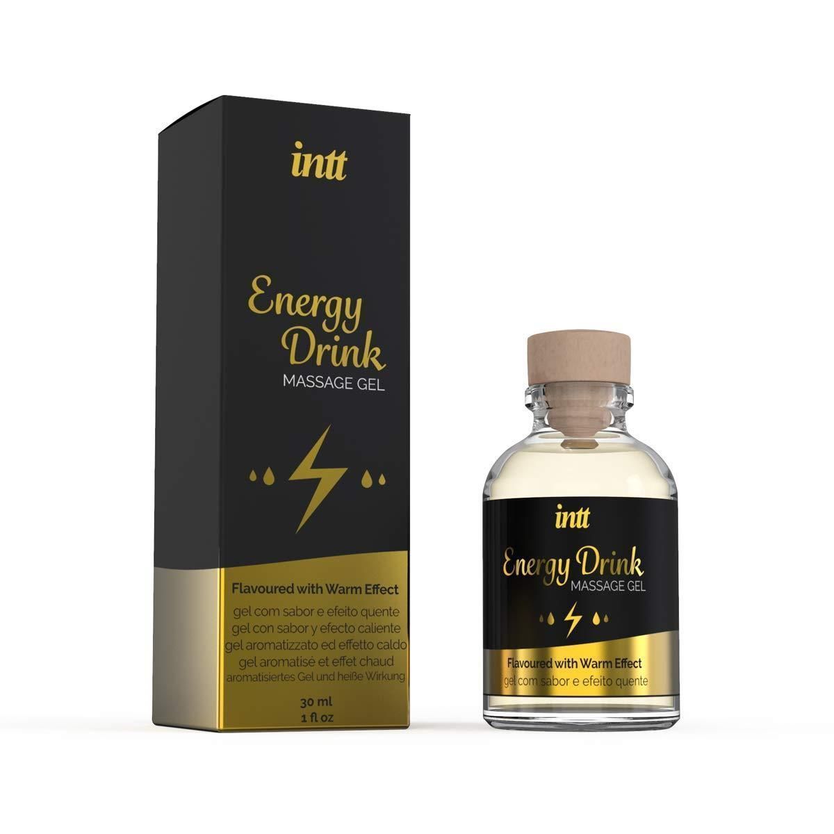 Зігрівальний масажний гель Intt Energy Drink, 30 мл