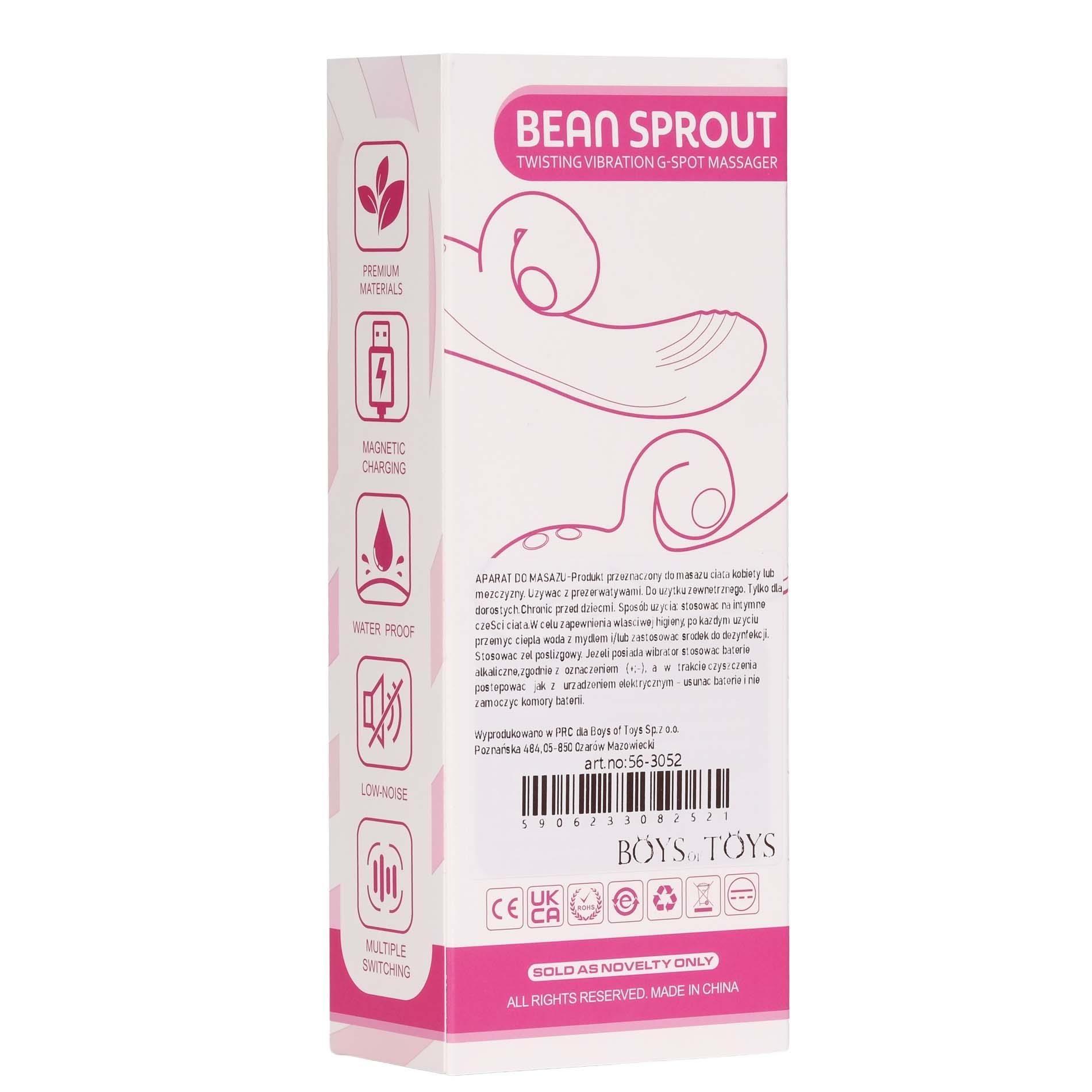 Wibrator królik B - Series Cute, 23.7 см (рожевий)