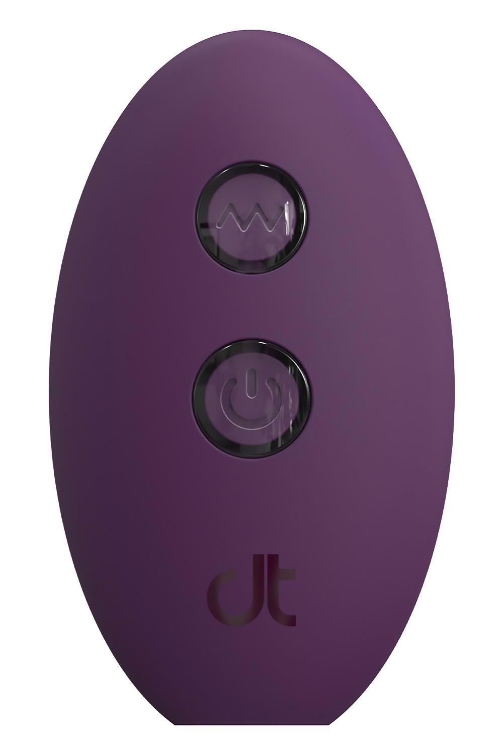 Korek analny Glam Strong Anal Vibe, 12.8 cm (fioletowy)