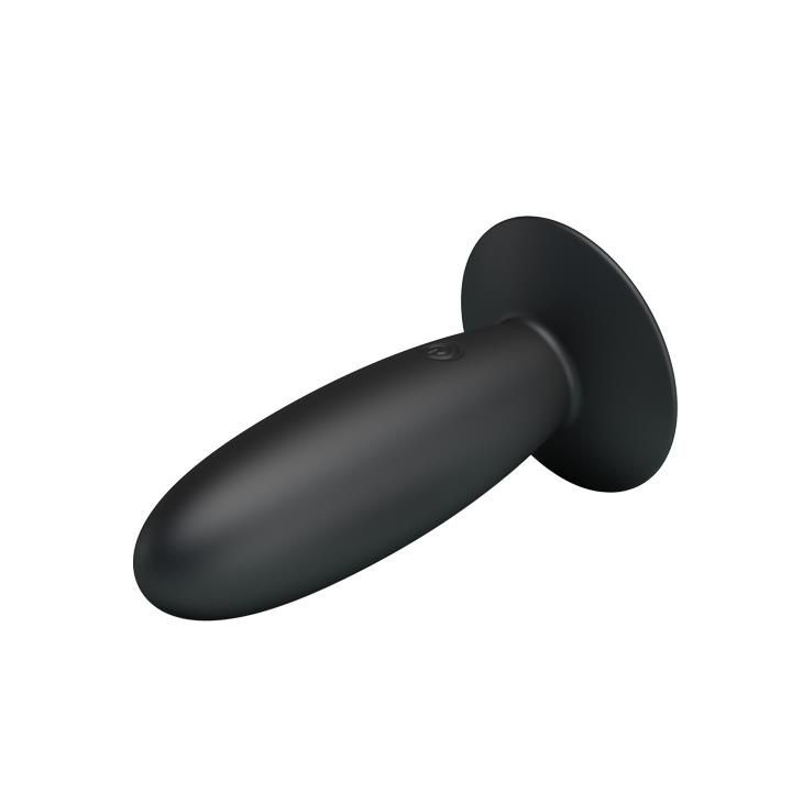 Анальна пробка Pretty Love Butt Plug Massager, 11 см (чорний)