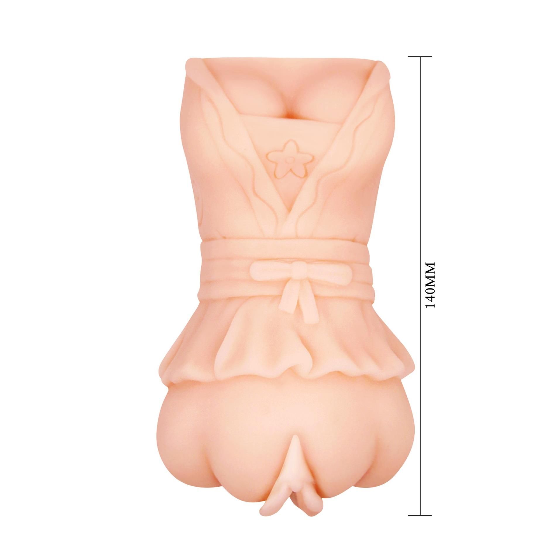 Crazy Bull Realistic Vagina - Realistyczny masturbator, W kolorze cielistym, 14 cm