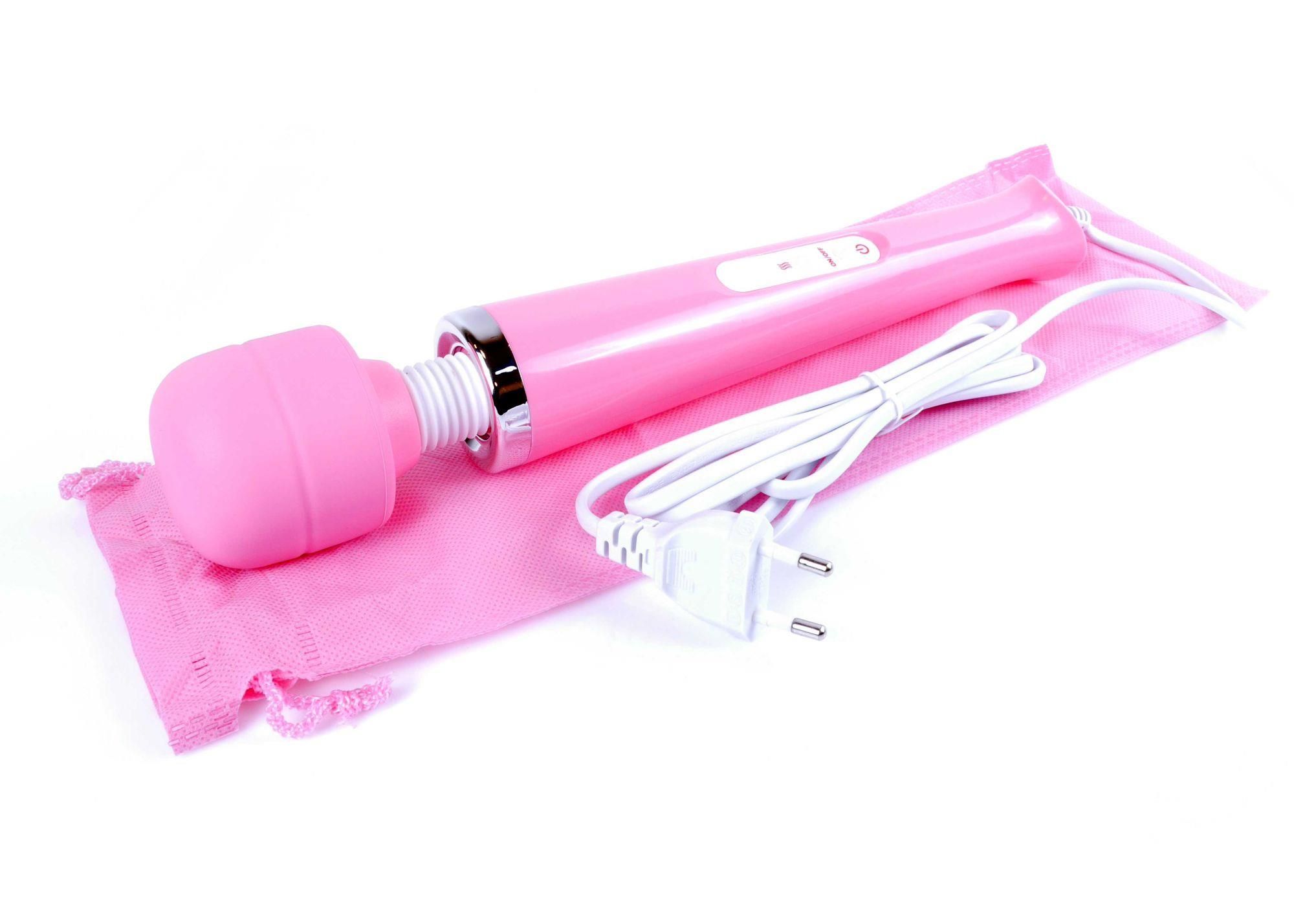 Вибромассажер Boss Series Wand, 32 см (розовый)