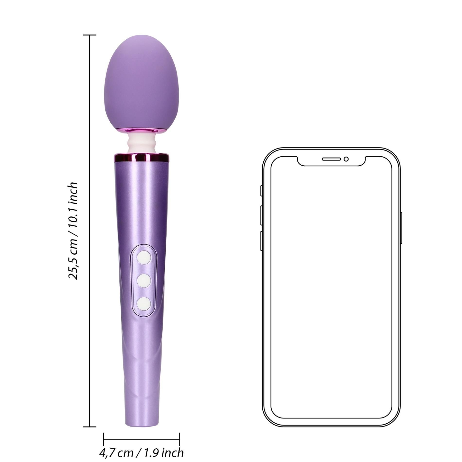Вибромассажер Loveline Wand, 25.5 см (фиолетовый)