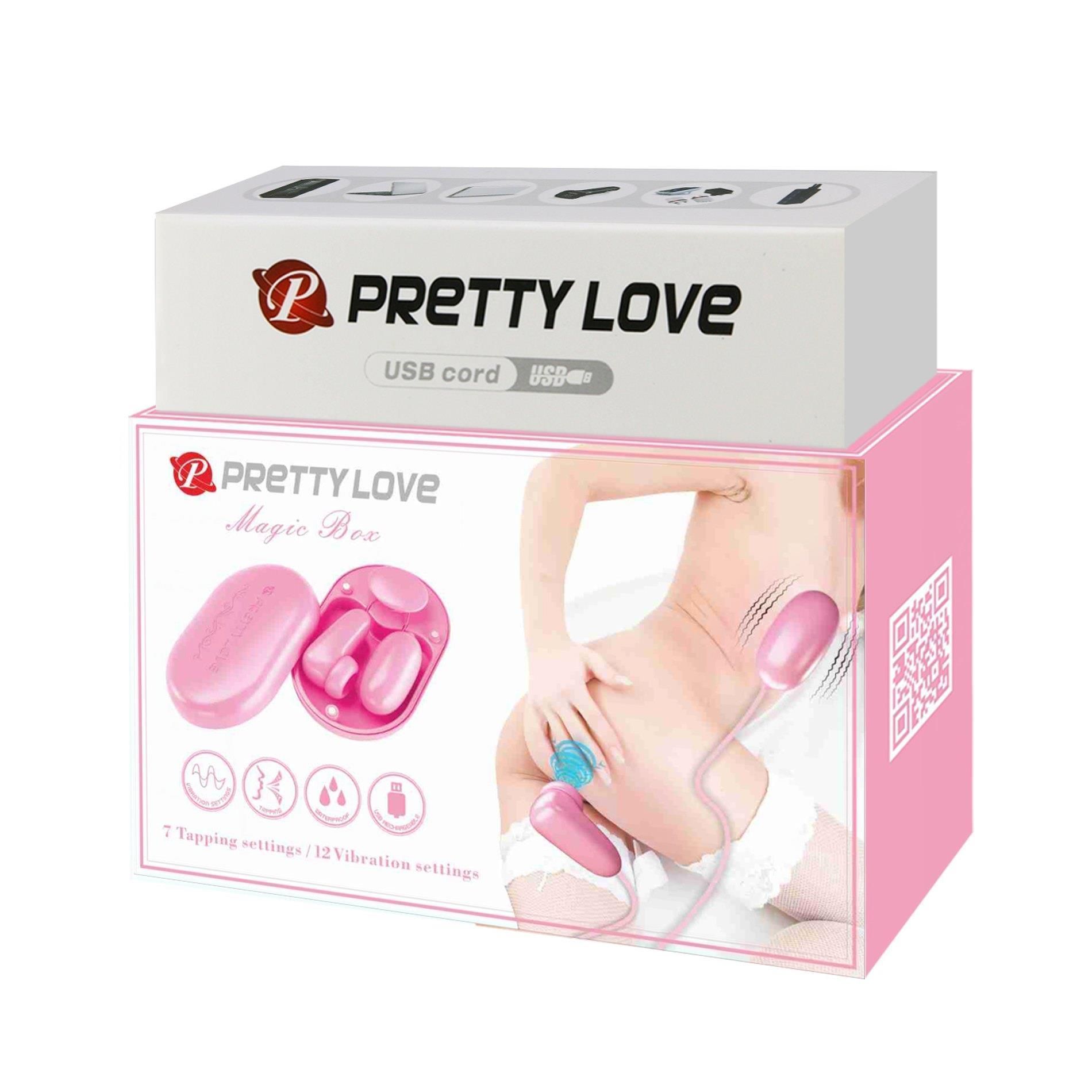 Набір секс іграшок Pretty Love Magic Box, 2 шт (світло-рожевий)