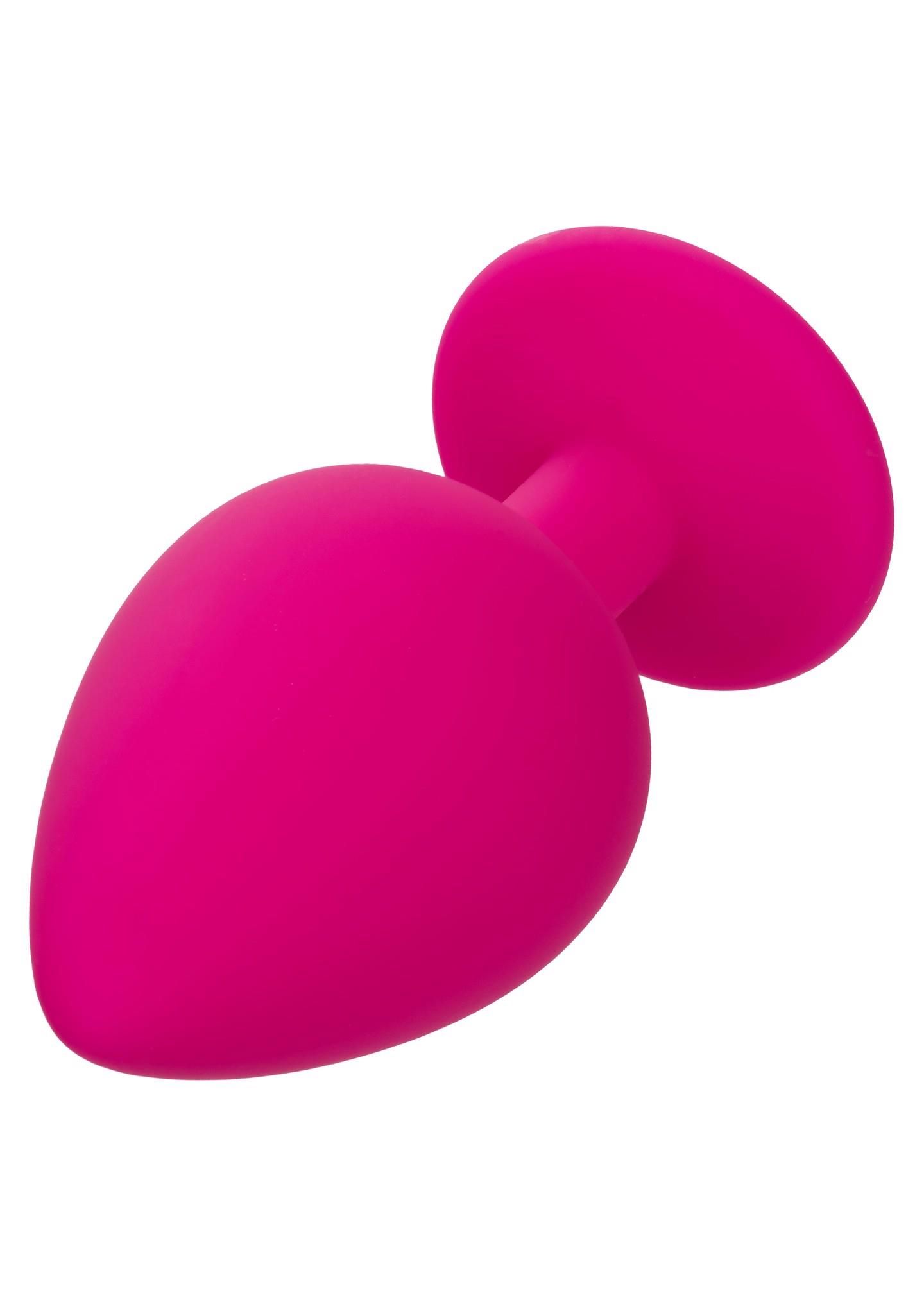 Набор анальных пробок Calexotics Cheeky Gems, 3 шт (розовый)