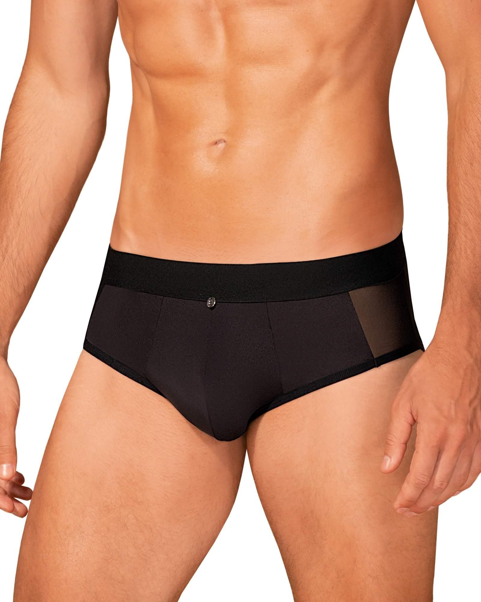Мужские трусы Obsessive Azmeron, L/XL (черный)