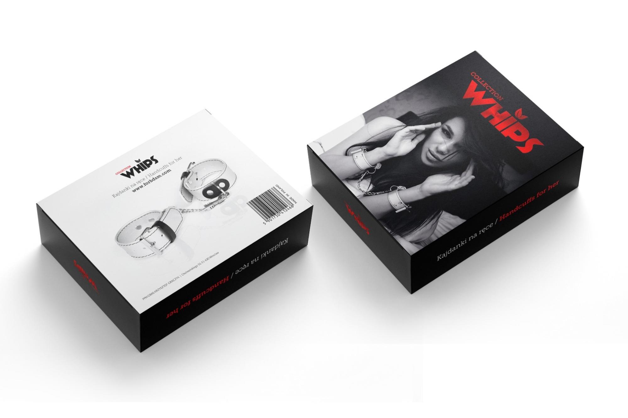 Наручники Whips Collections lakier (серебристый)