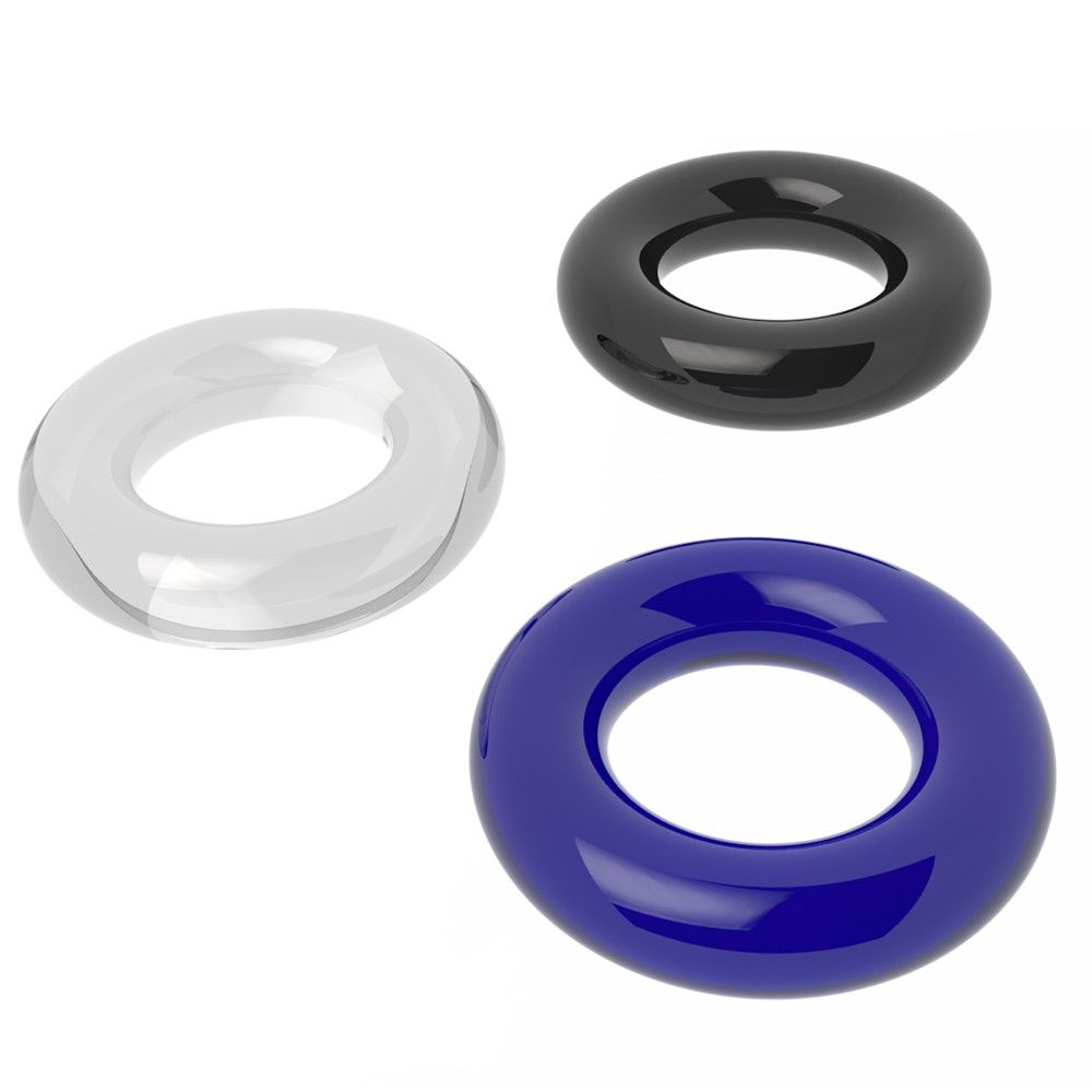 Набор эрекционных колец Power Plus Cock Ring Series Triple Donut, 3 шт (мульти)