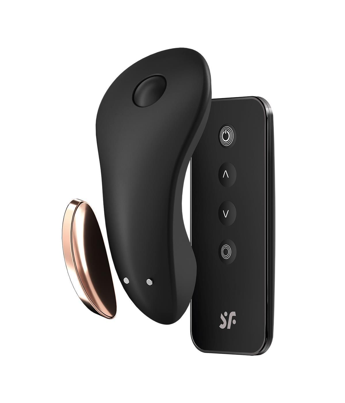 Вибратор в трусики Satisfyer Little Secret, 8,5 см (черный)