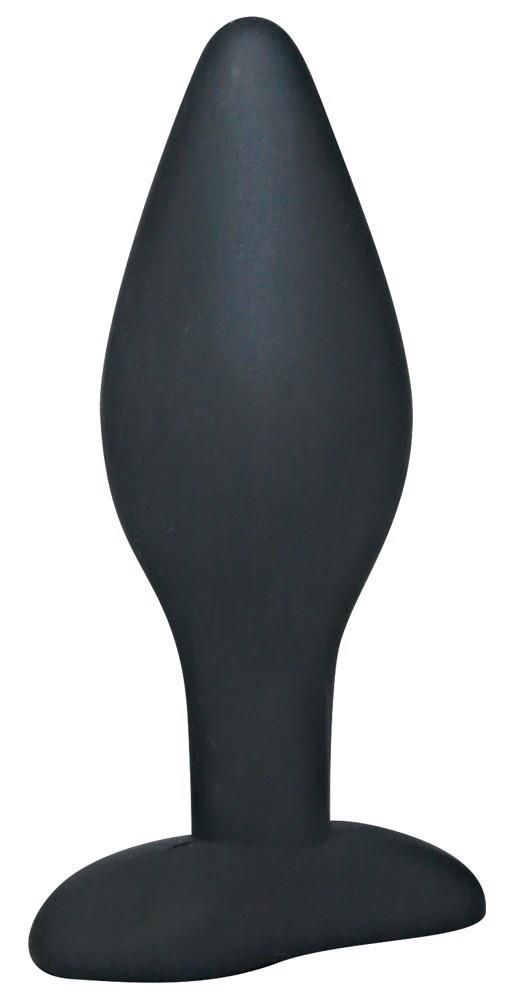 Анальна пробка Black Velvets Large, 12 см (чорний)
