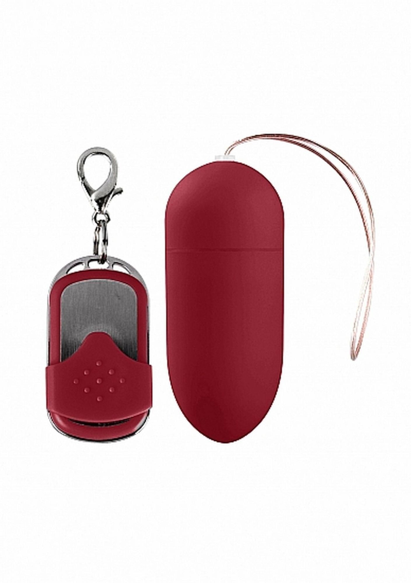 Wibrujące jajeczko ShotsToys Remote Vibrating Egg, 8 cm (czerwony)