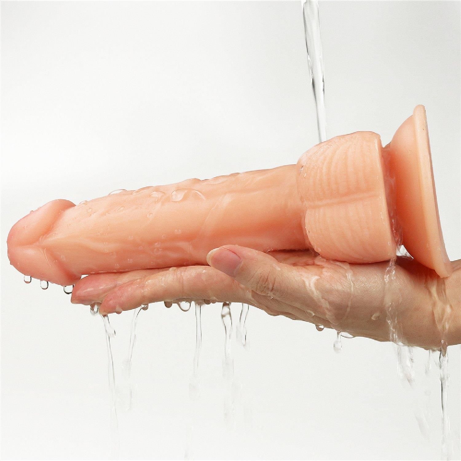 Фаллоимитатор реалистичный LoveToy The Ultra Soft Dude, 20 см (телесный)