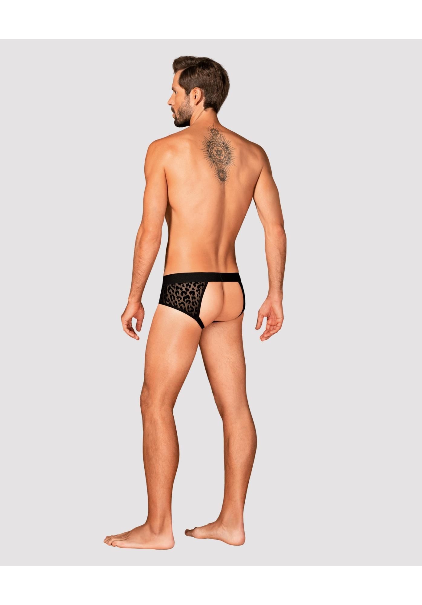 Мужские трусы Obsessive Azmeron Jockstrap, S/M (черный)