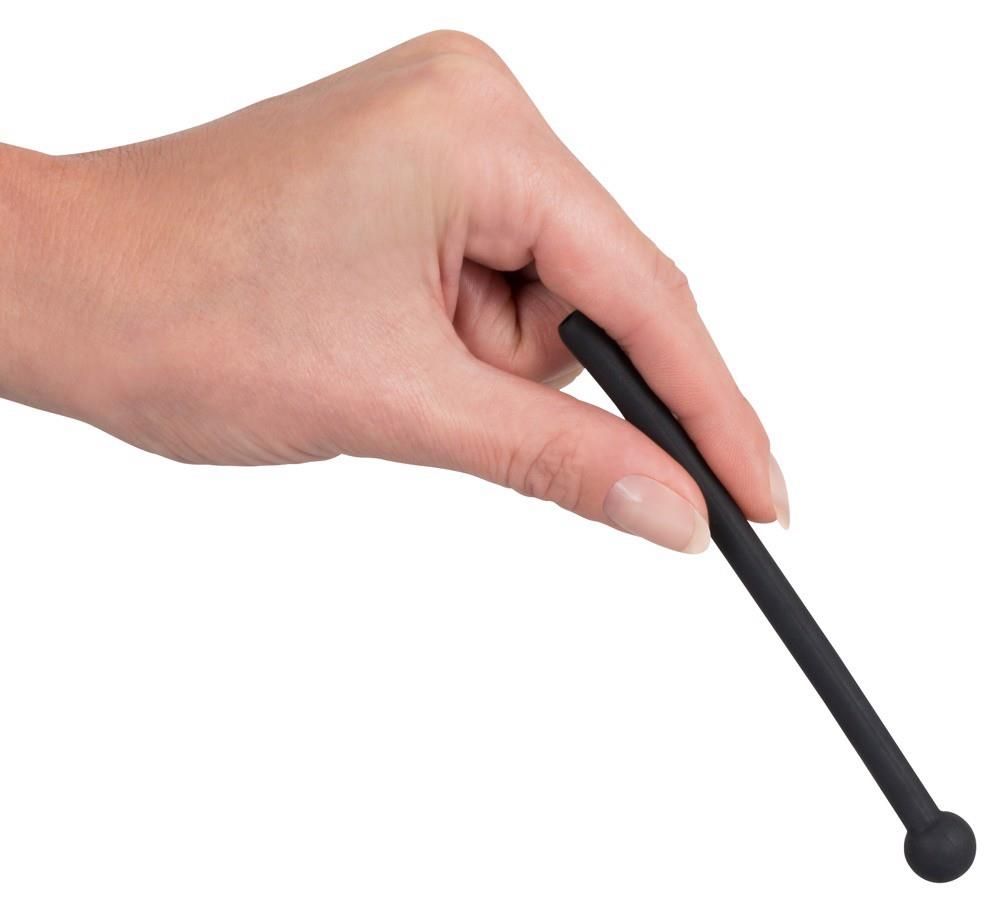 Уретральный стимулятор Orion Penis Plug Piss Play, 11,8 см (черный)