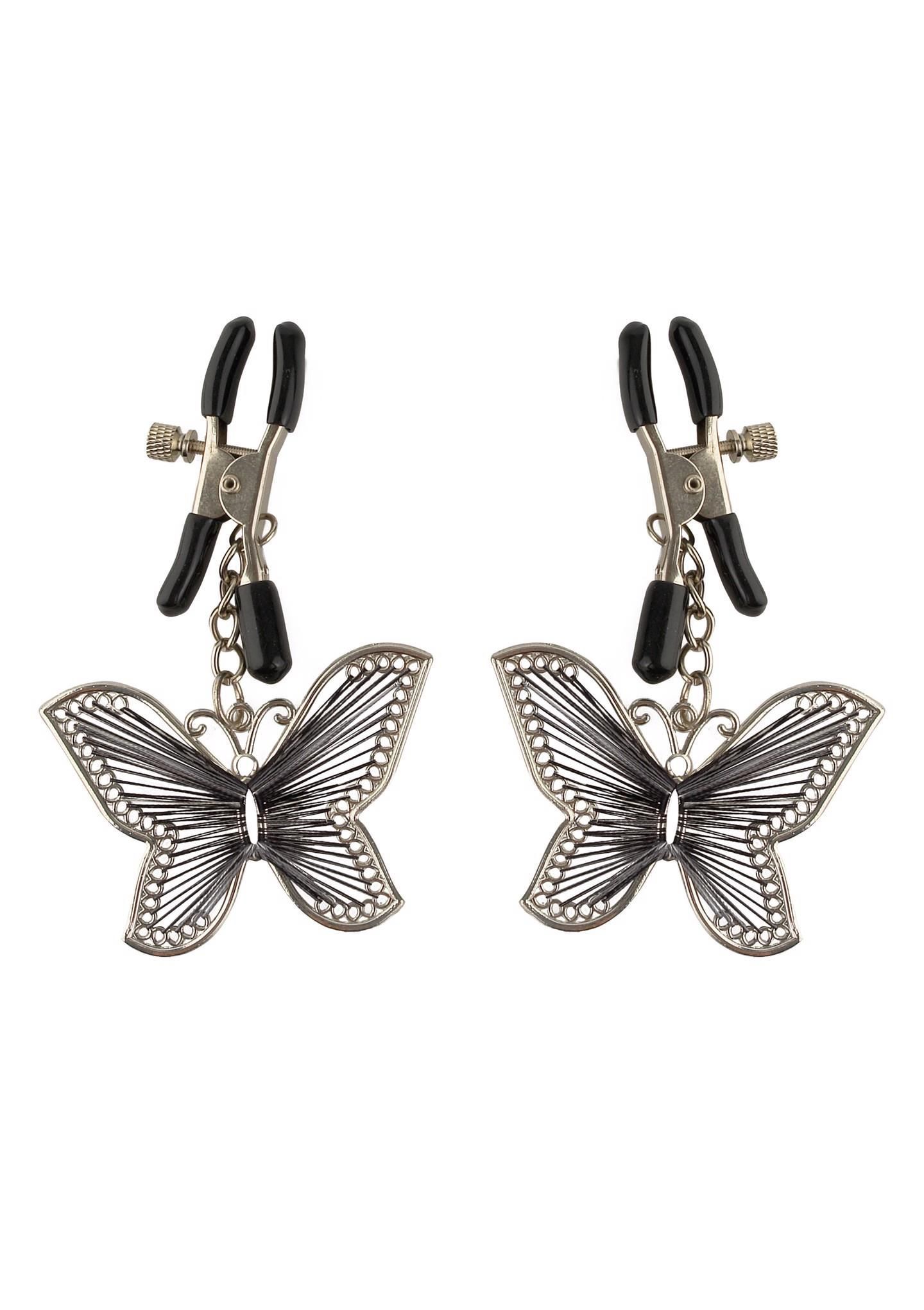 Затискачі для сосків Fetish Fantasy Butterfly (сріблястий)