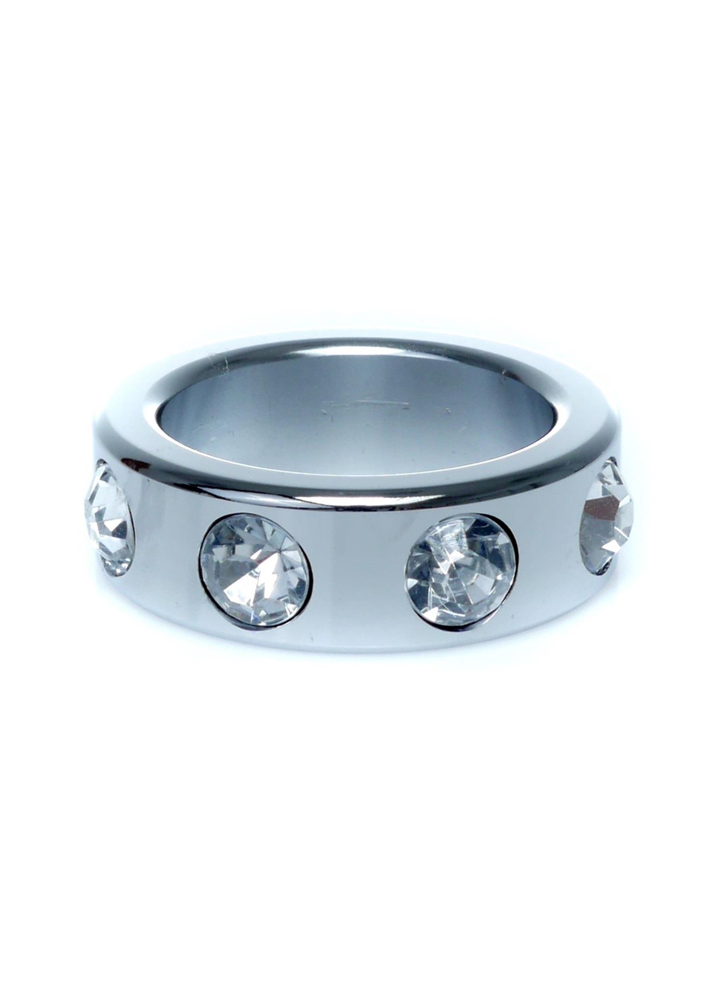 Эрекционное кольцо B - Series HeavyFun Metal Cock Ring, 4.5 см (серебристый)