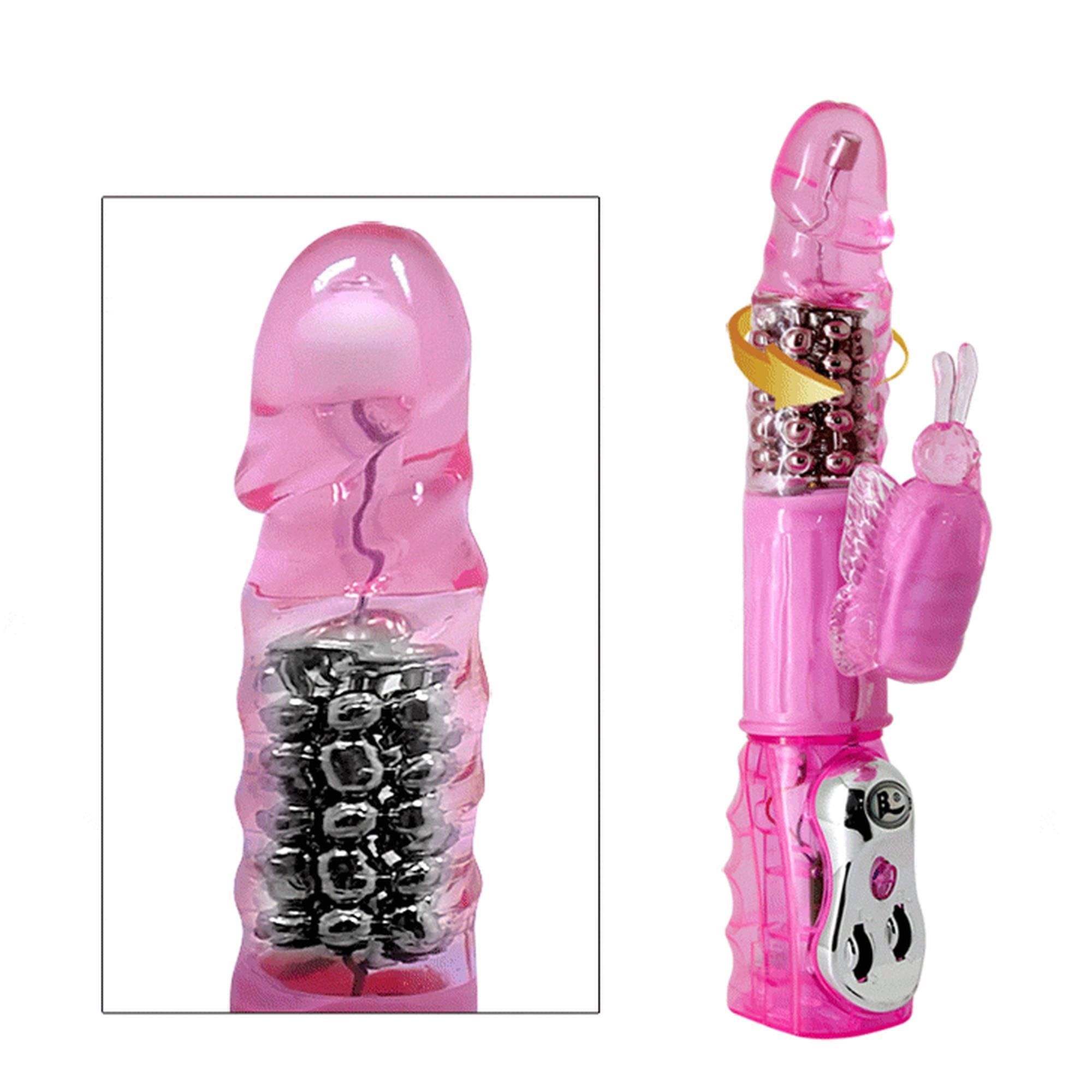 Вибратор-кролик Baile Deluxe Dream Lover, 25.5 см (розовый)