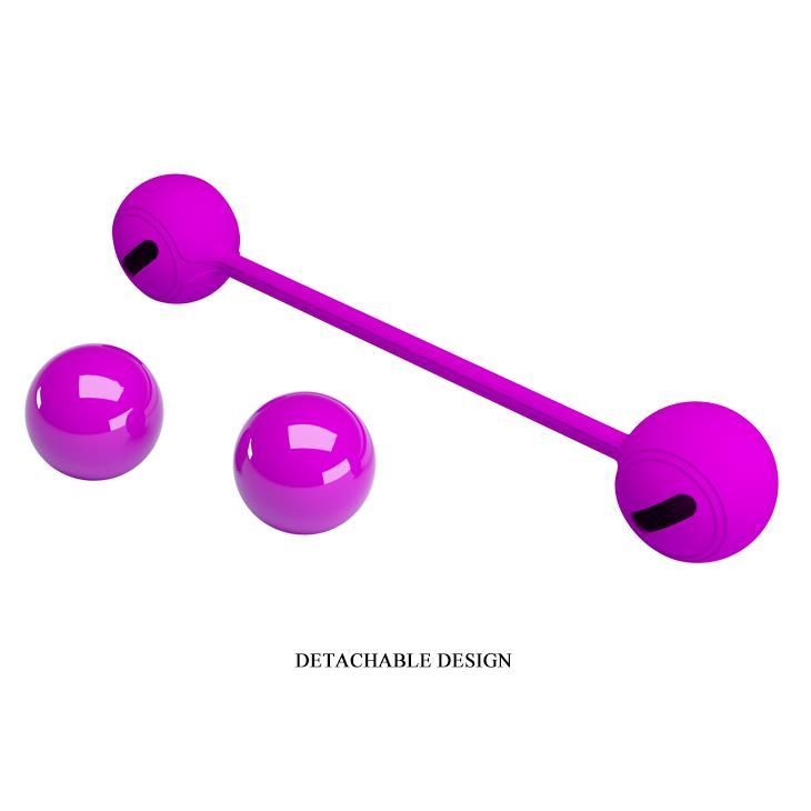Вагинальные шарики Pretty Love Kegel Ball III, 18,6 см (фиолетовый)