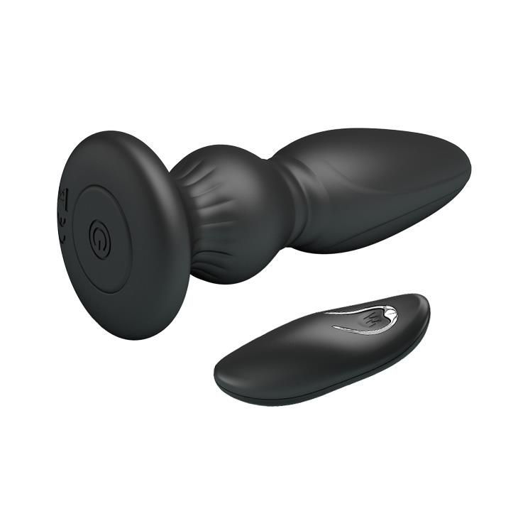 Анальна пробка LyBaile Mr.Play Vibrating Prostate Massager, 12.5 см (чорний)
