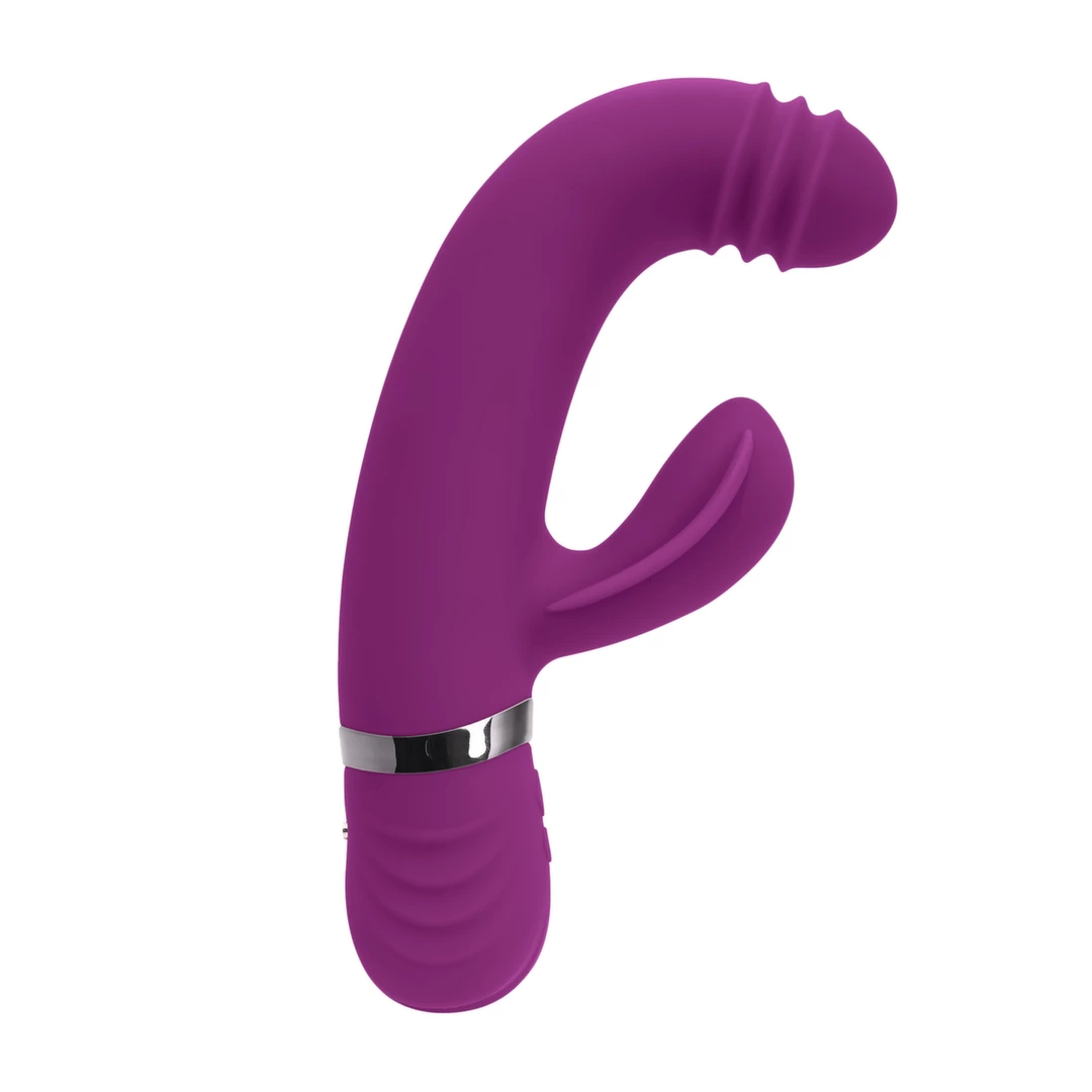 Вибратор Playboy Pleasure Tap That, 16.5 см (фиолетовый)