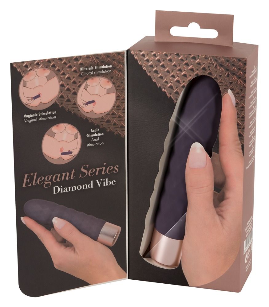 Мини вибратор Orion Elegant Series Diamond Vibe, 15 см (фиолетовый)
