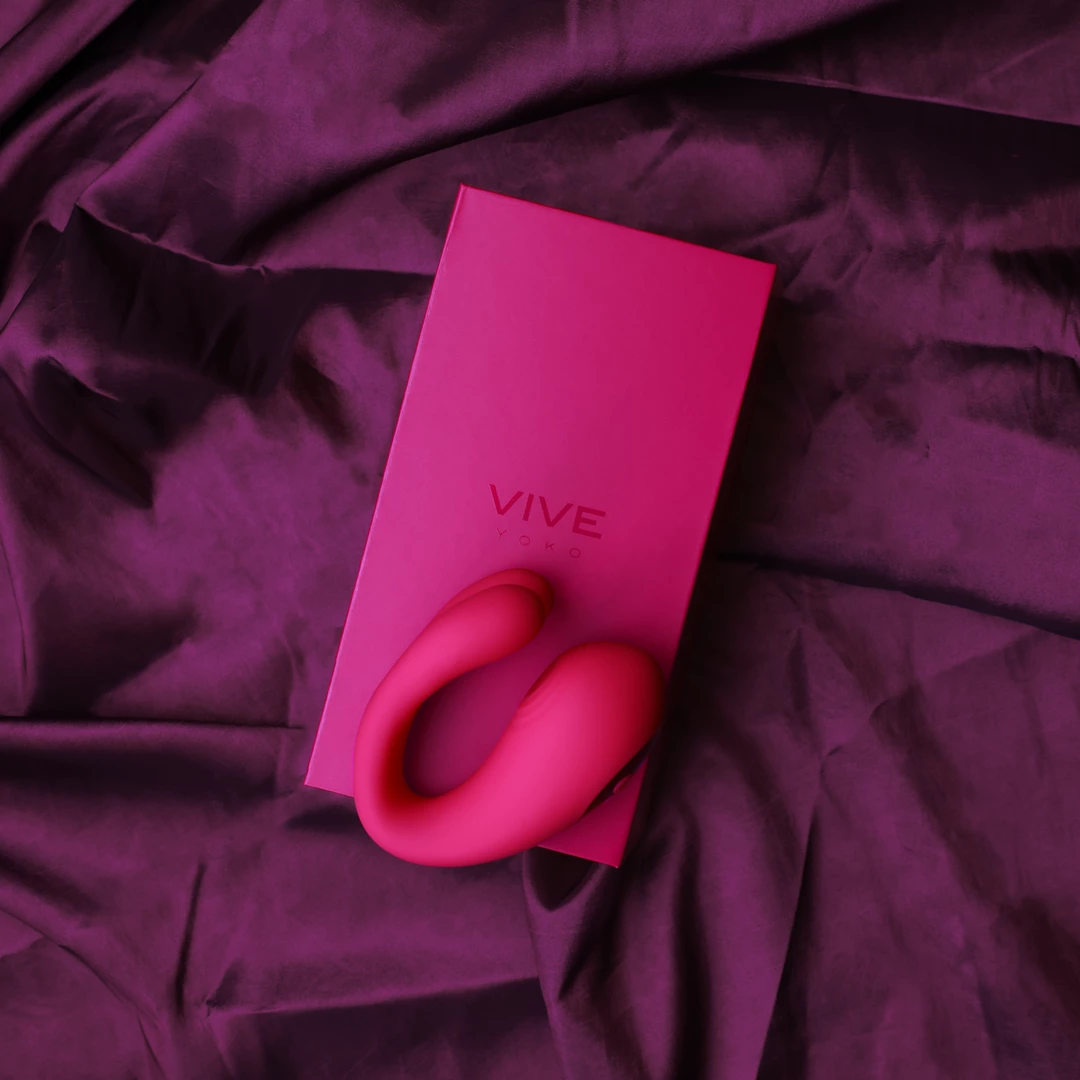 Вибратор Vive Yoko, 19.7 см (фуксия)