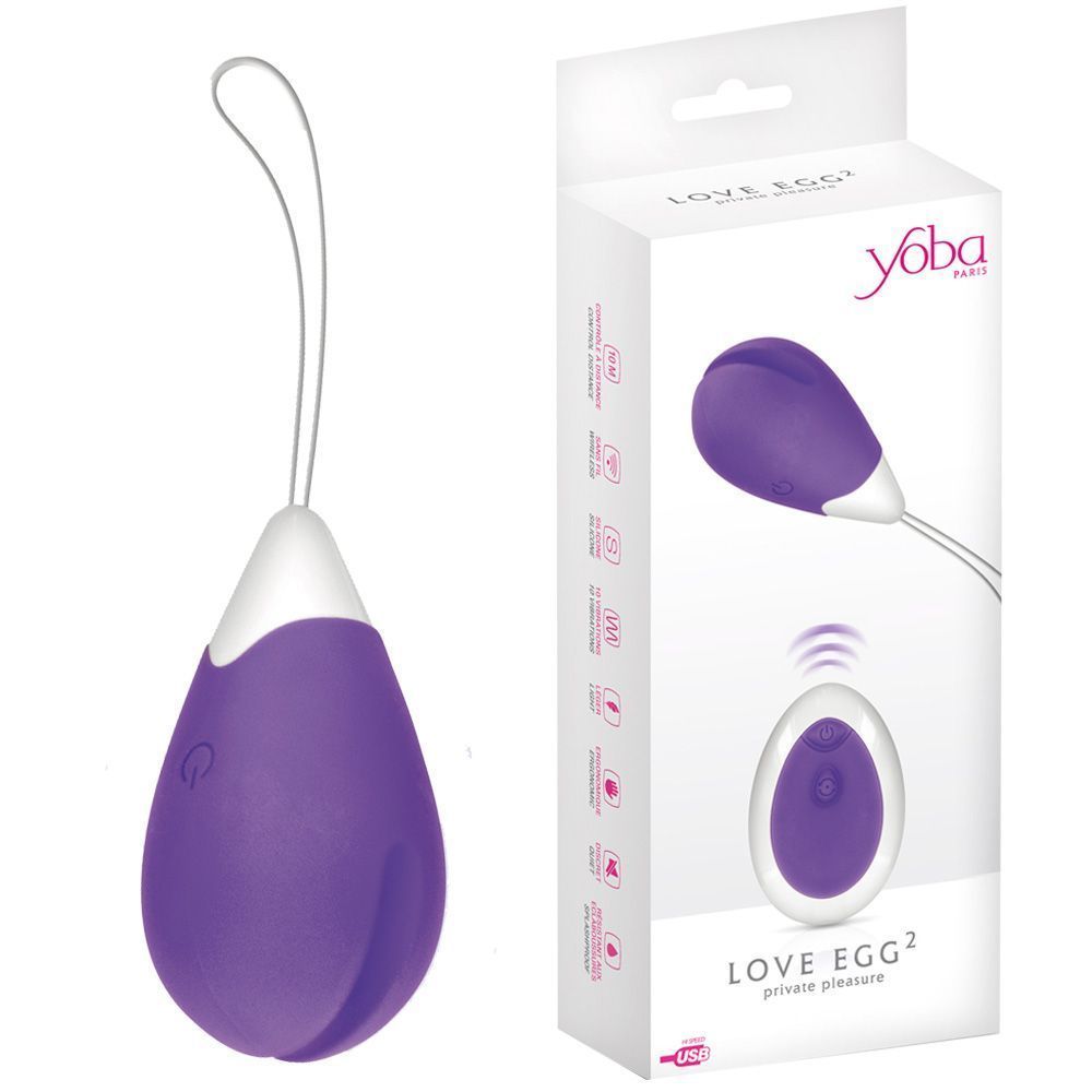 Виброяйцо Yoba Love Egg, 6 см (фиолетовый)