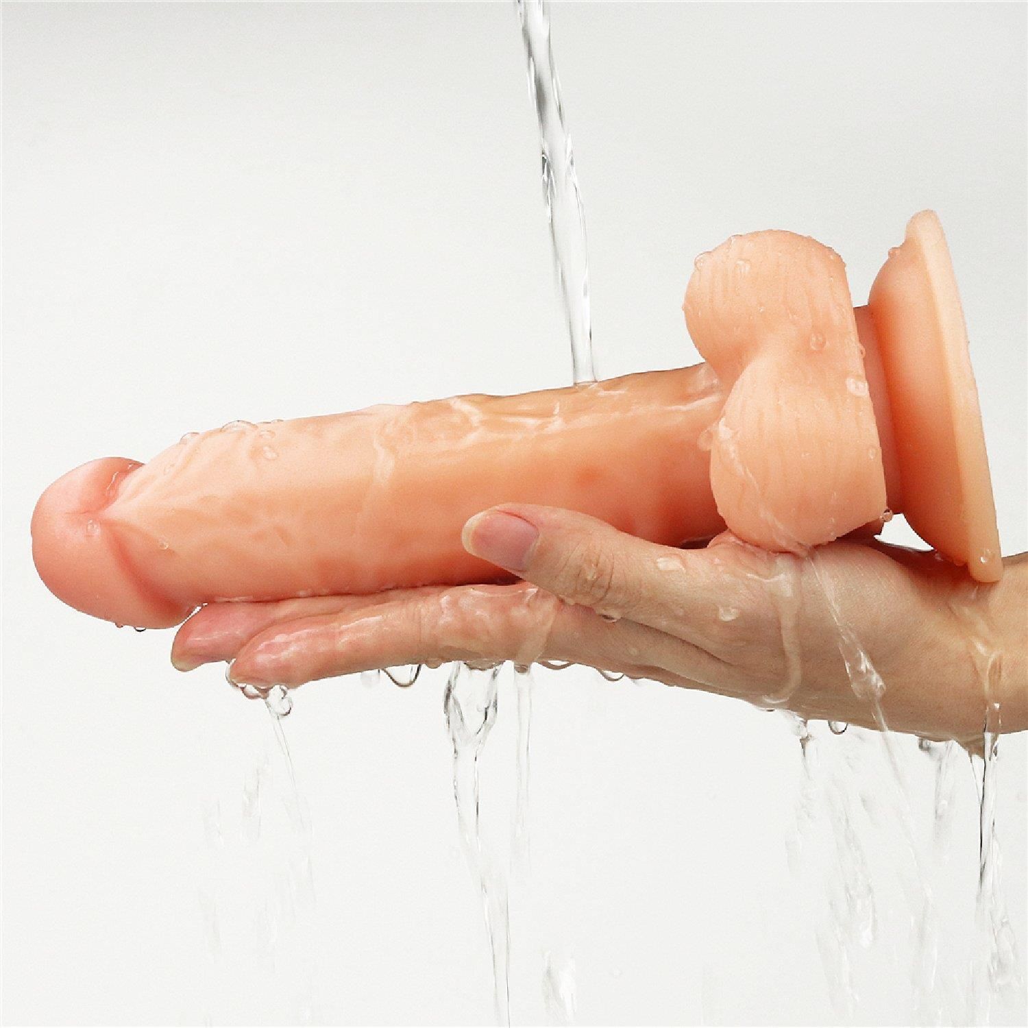 Фаллоимитатор LoveToy Ultra Soft Dude, 20 см (телесный)