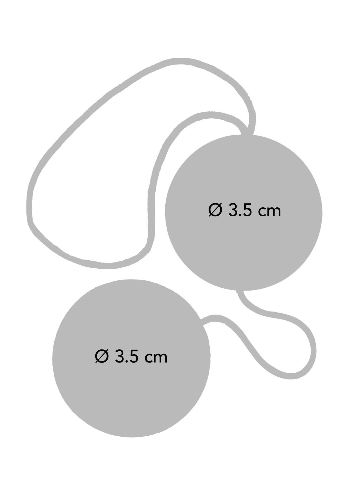 Вагинальные шарики ToyJoy Funky Love Balls, 2 шт (фиолетовый)