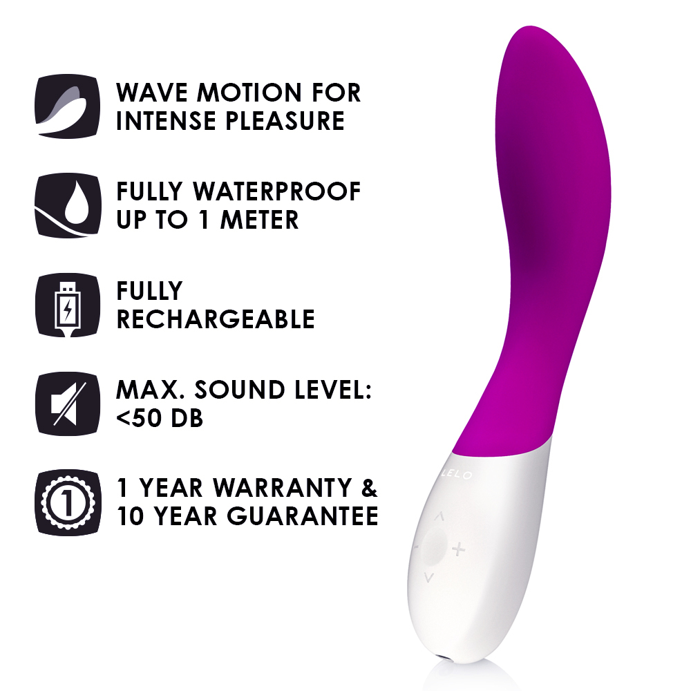 Вибратор Lelo Mona Wave, 19,5 см (розовый)