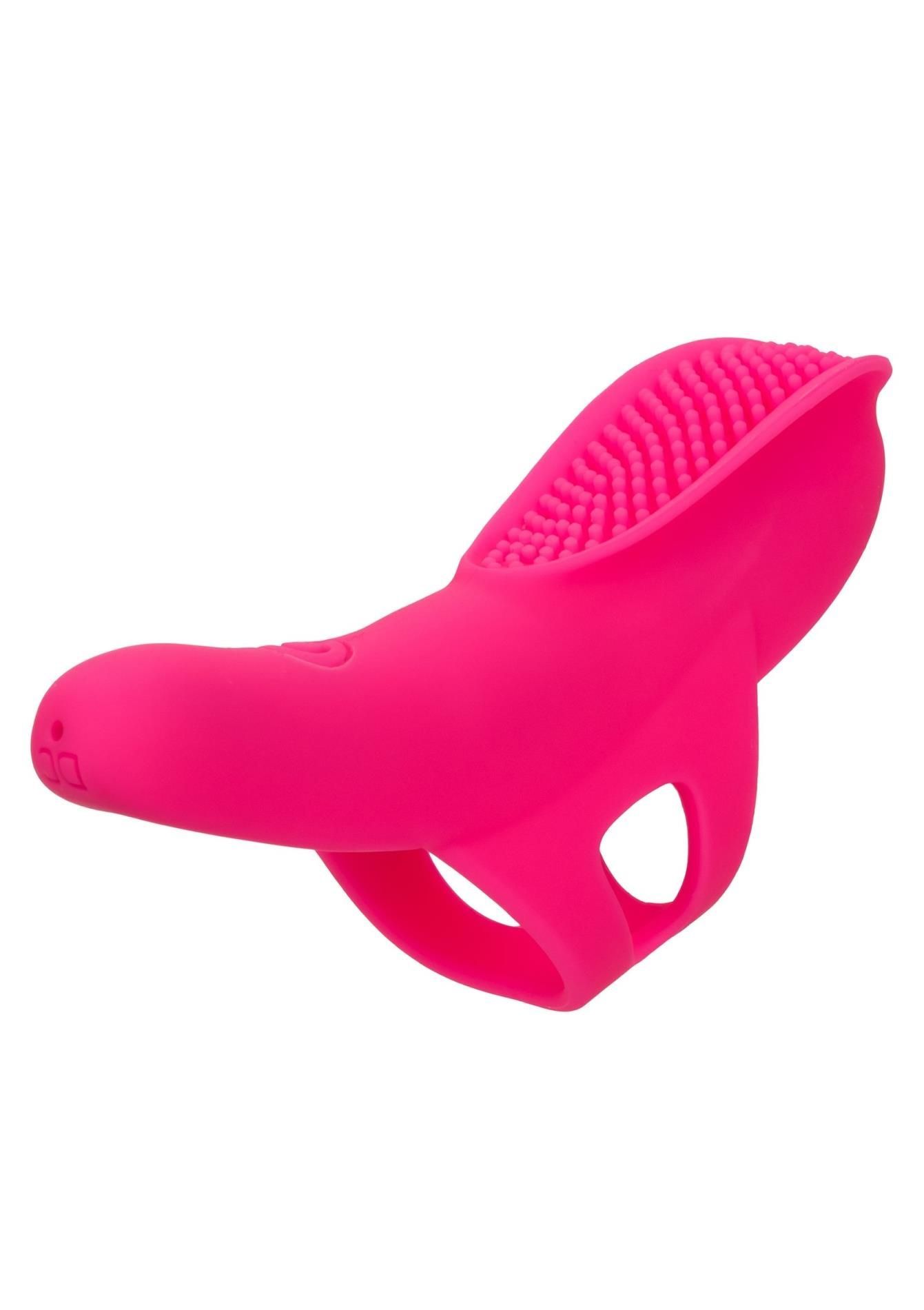 Вибратор на палец Neon Vibes The Pleasure Vibe, 9 см (розовый)